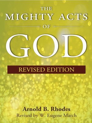 cover image of The Mighty Acts of God, Revised Edition
